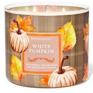 NWT Bath & Body Works White Pumpkin Candle